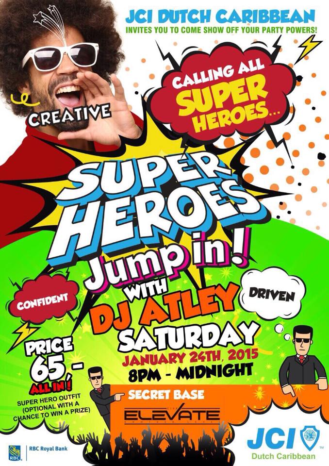 JCI Super Heroes Jump In - Curaçao Party Guide