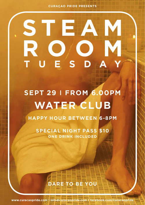 Steam Room Tuesday Curaçao Party Guide